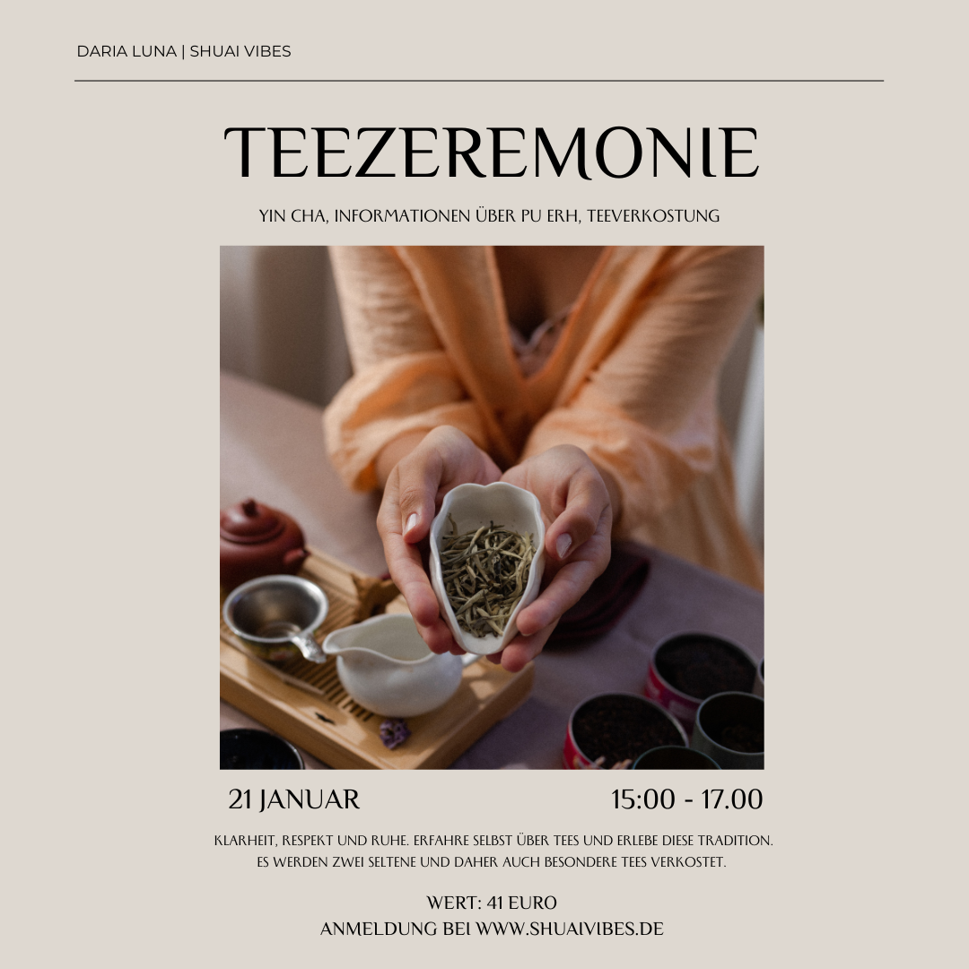 Chinesische Teezeremonie am 21.01.23 um 15:00 Uhr