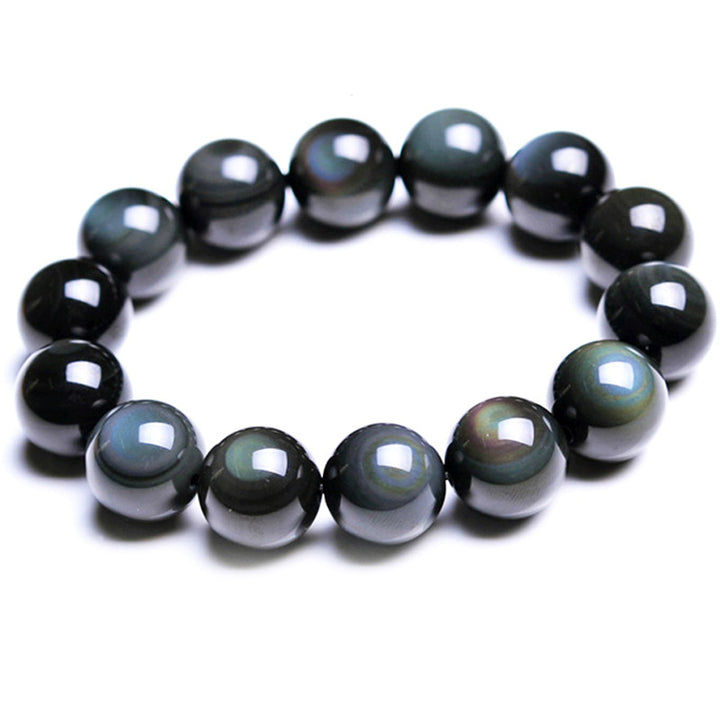 Regenbogen Obsidian Armband Edelsteine