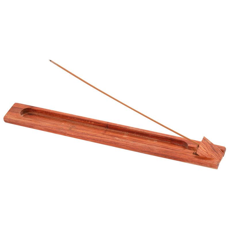 Räucherstäbchenhalter aus Holz, Incense Holder Wood Ash Catcher - SHUAIVIBES